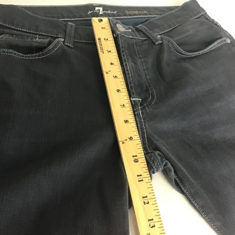 7 For All Man Kind Men’s Bootcut Jeans size 33 Like new - Picture 3 of 16